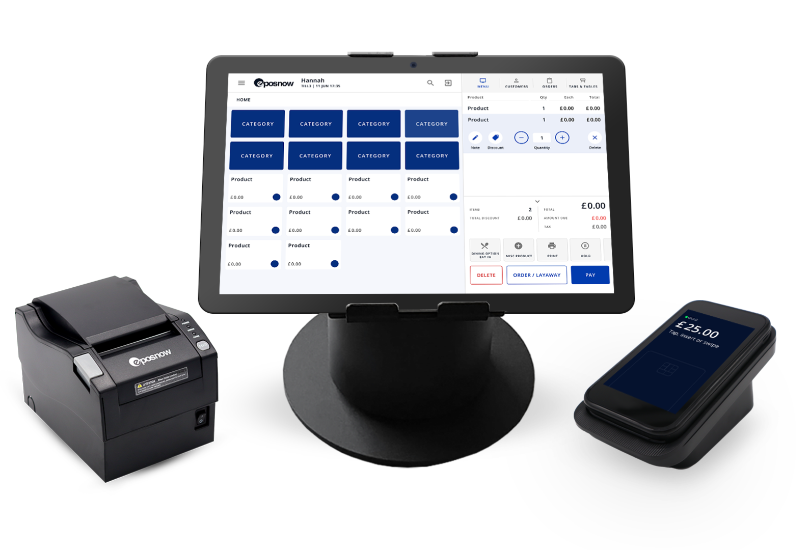 Epos now tablet payments